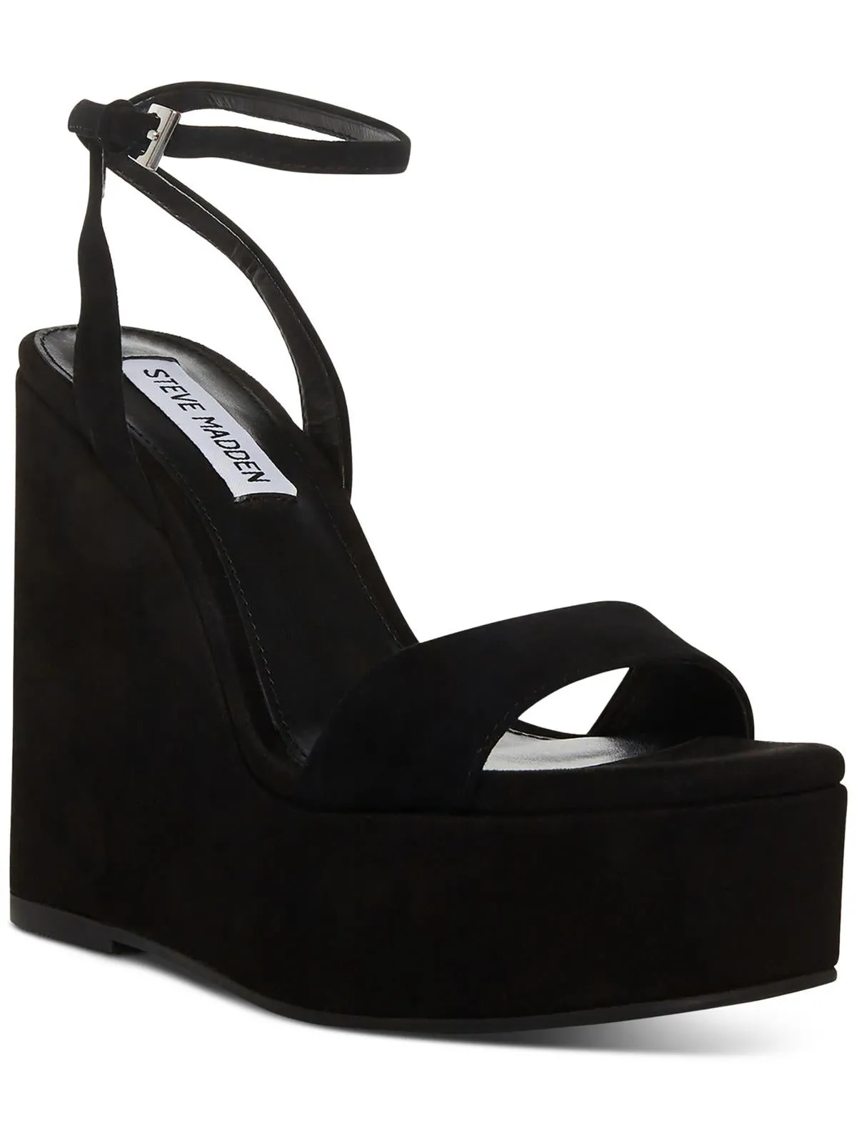Cecee  Womens Ankle Strap Open Toe Wedge Sandals
