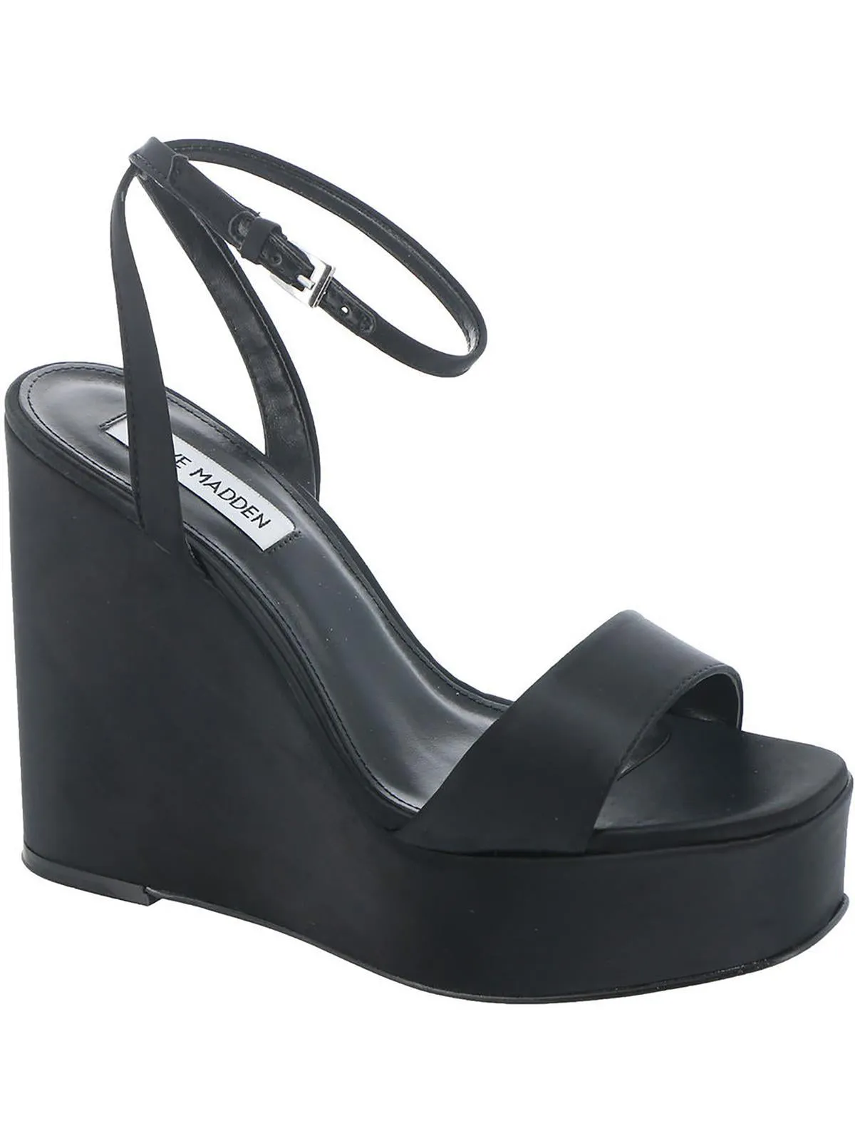 Cecee  Womens Ankle Strap Open Toe Wedge Sandals