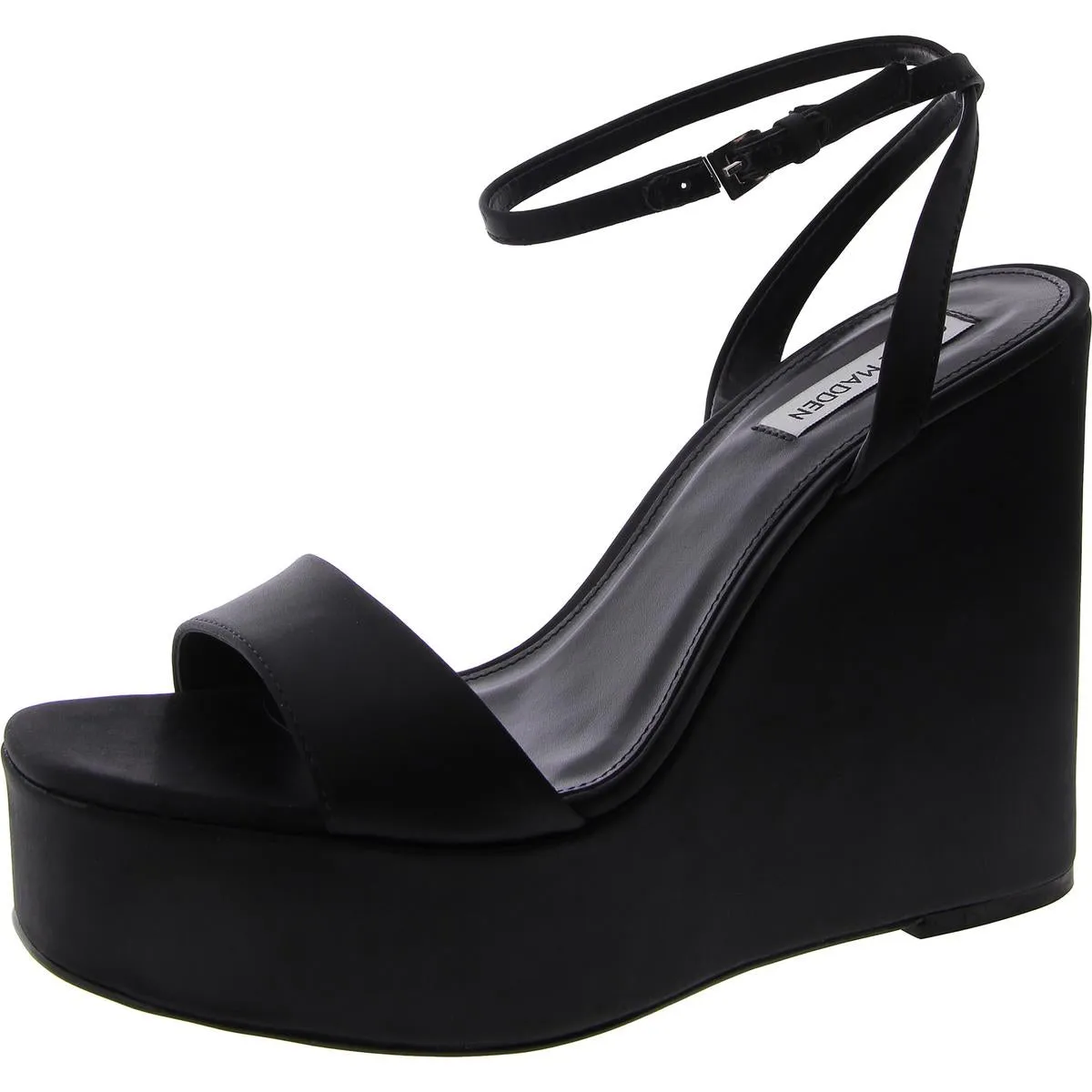 Cecee  Womens Ankle Strap Open Toe Wedge Sandals