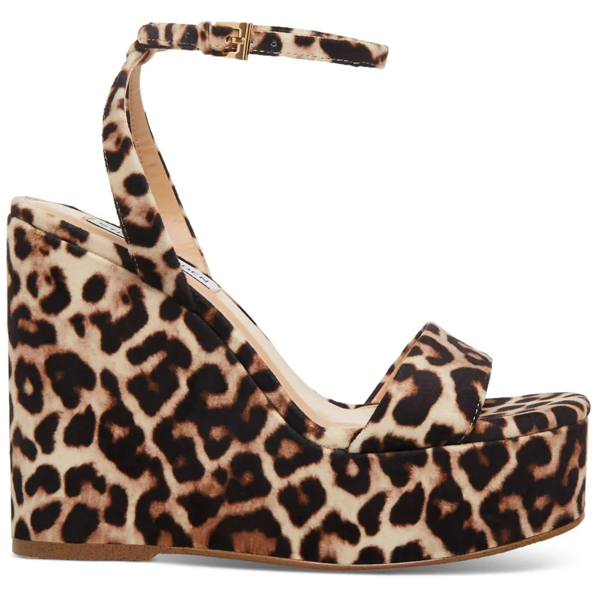 Cecee  Womens Ankle Strap Open Toe Wedge Sandals
