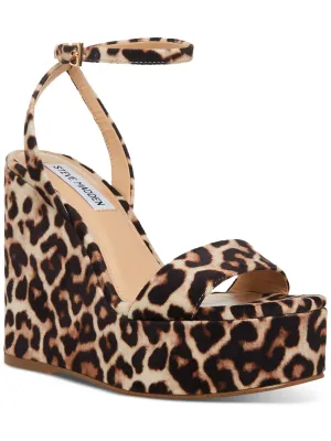 Cecee  Womens Ankle Strap Open Toe Wedge Sandals