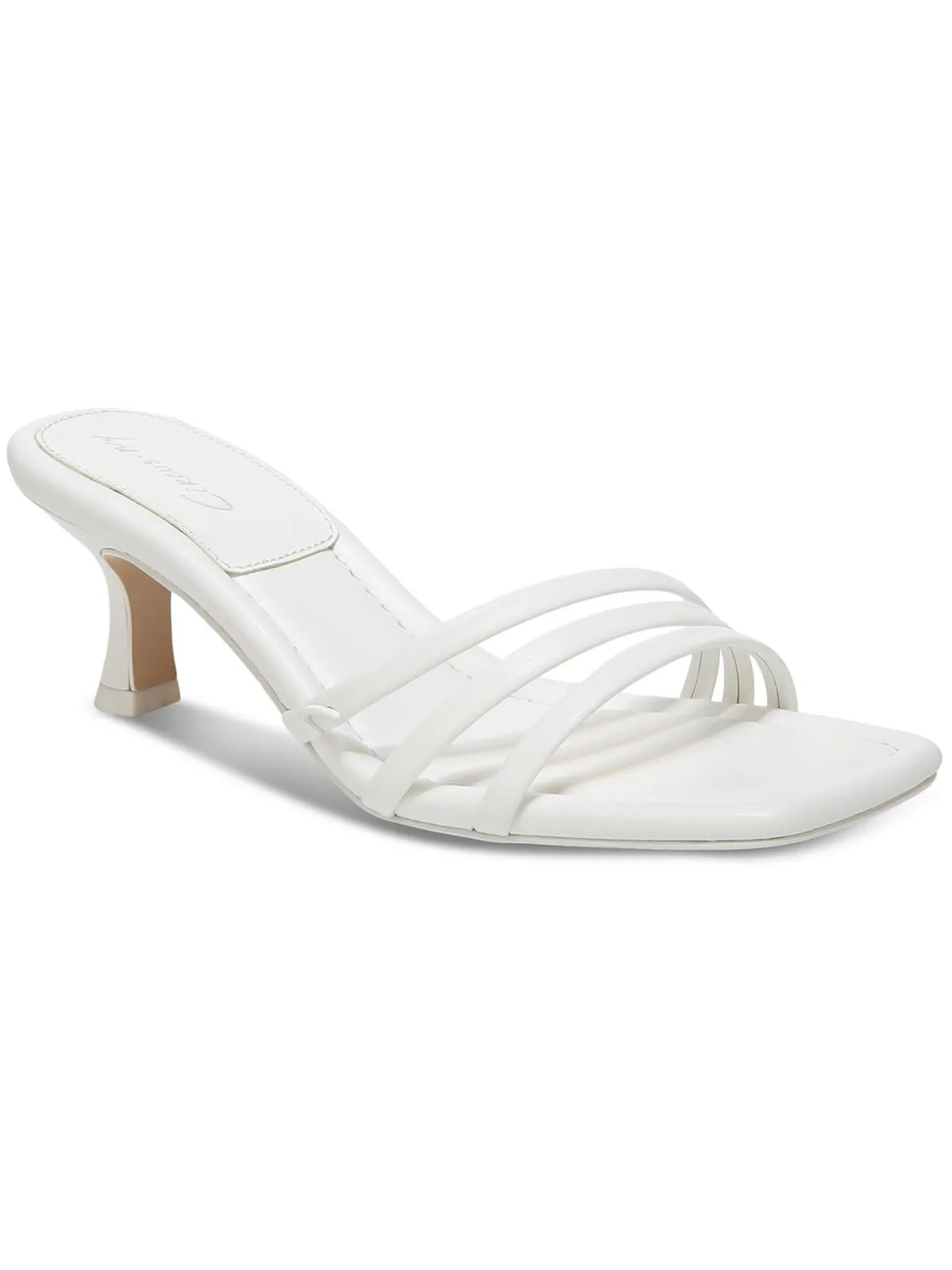 Cecily Womens Cushioned Footbed Strappy Heels
