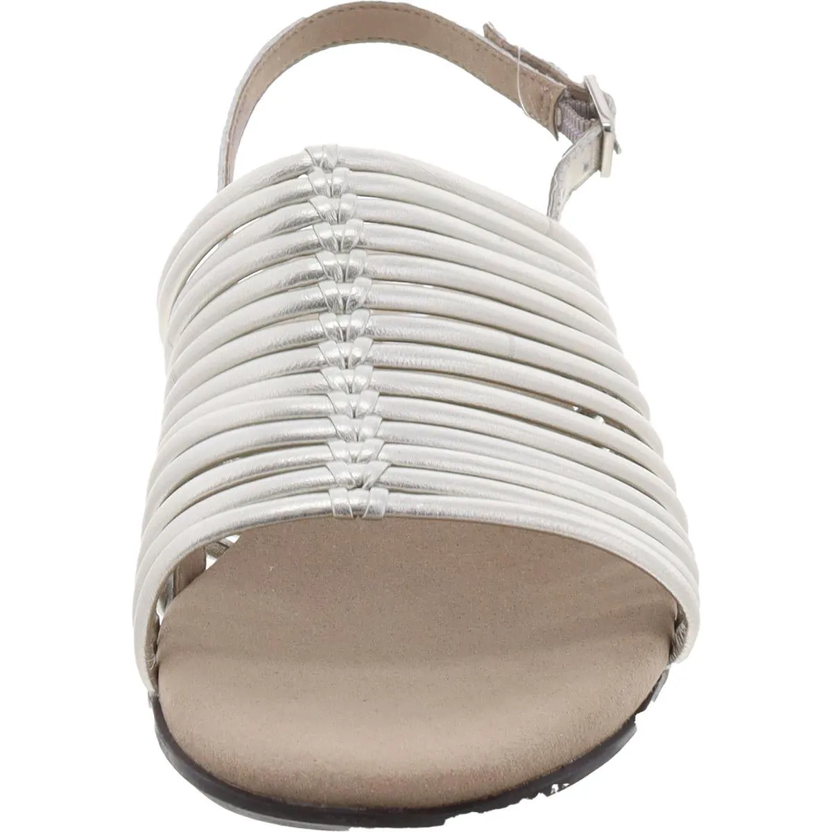 Celia Womens Slip On Buckle Slingback Sandals