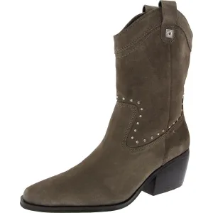 Cesiet 2 Womens Suede Mid-Calf Cowboy, Western Boots