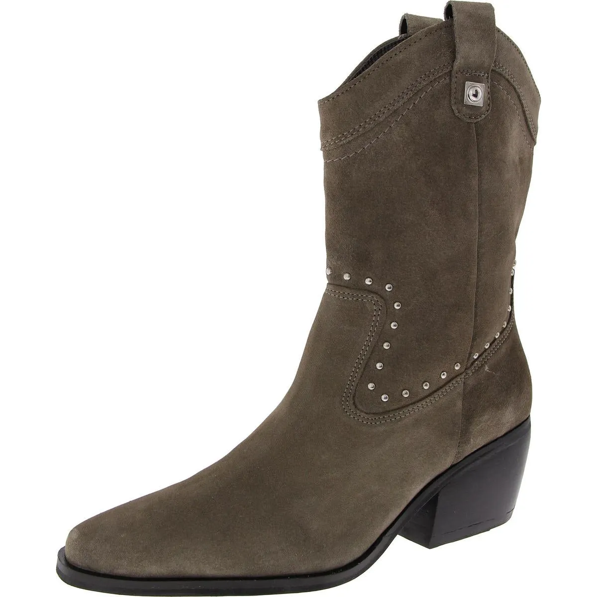 Cesiet 2 Womens Suede Mid-Calf Cowboy, Western Boots