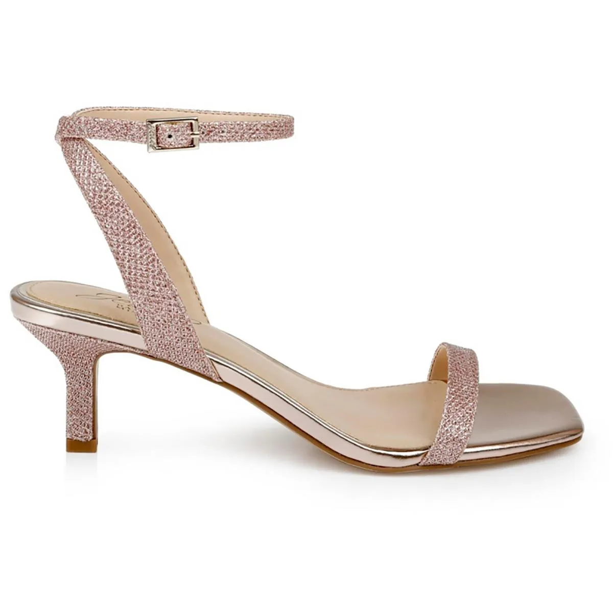 CHARISMA Womens Rhinestone Metallic Heels