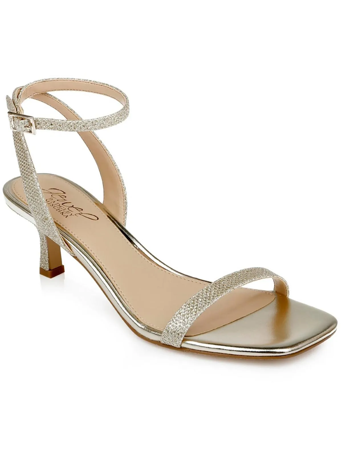 CHARISMA Womens Rhinestone Metallic Heels