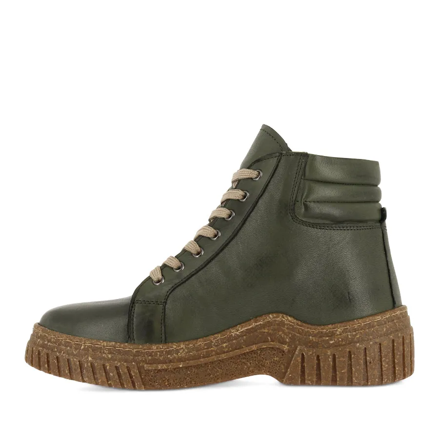 CHARLIE - KHAKI LEATHER