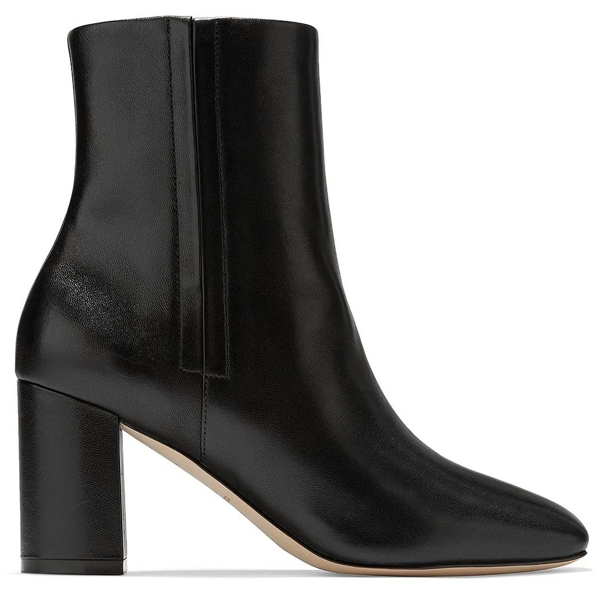 Chrystie Womens Leather Square Toe Mid-Calf Boots