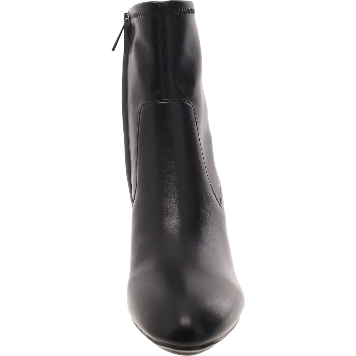 City Womens Faux Leather Zipper Ankle Boots