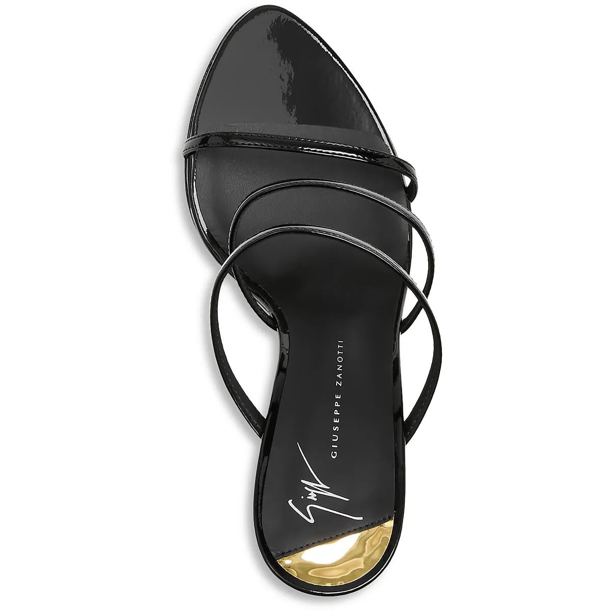 Clandestino Womens Patent Dressy Slide Sandals