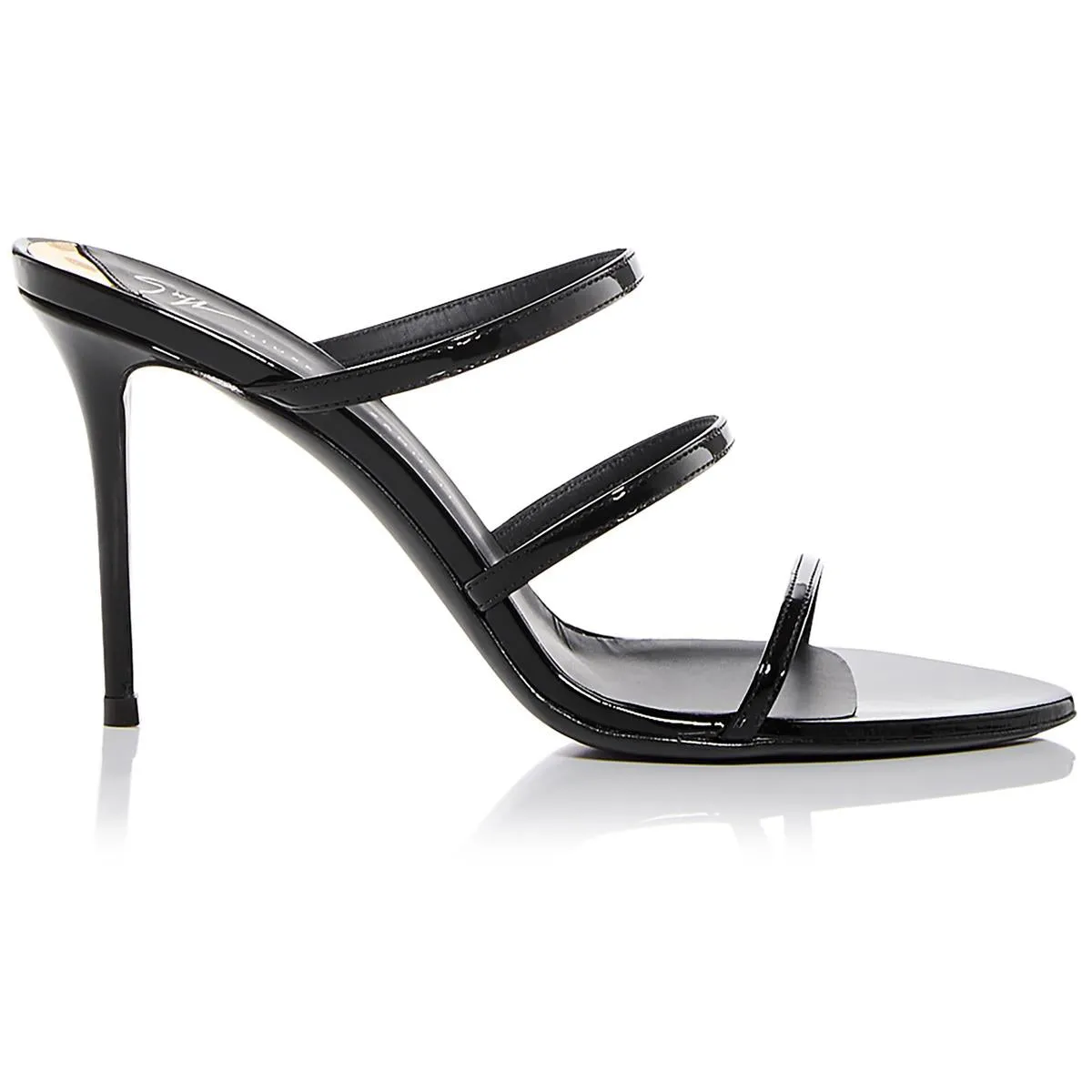 Clandestino Womens Patent Dressy Slide Sandals