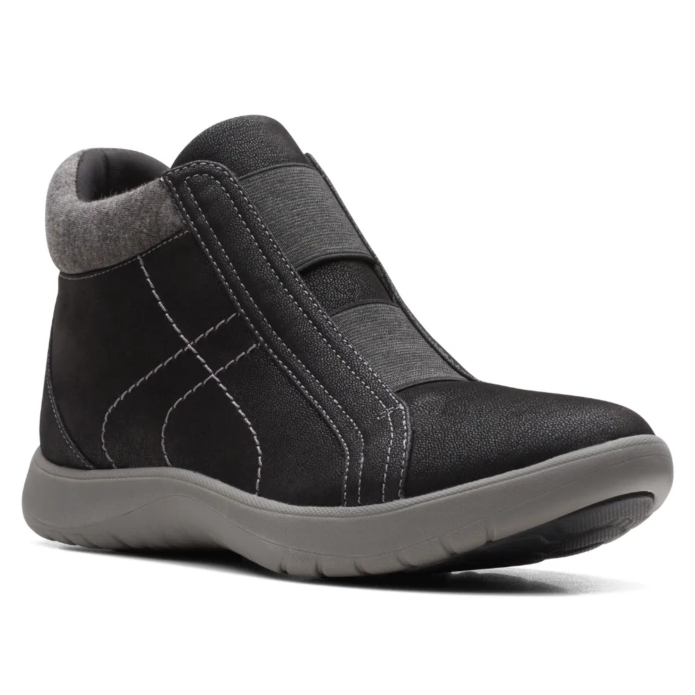 Clarks Adella Bend Black Boot (Women's)