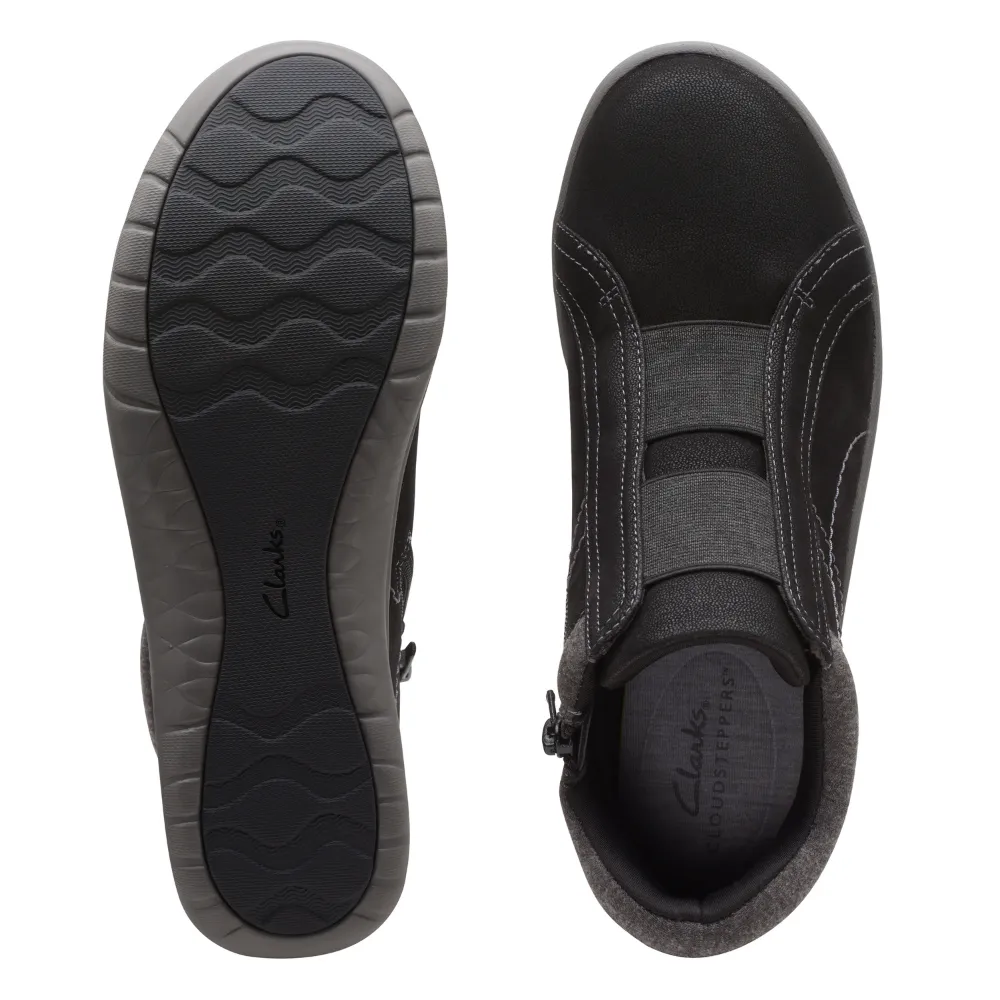 Clarks Adella Bend Black Boot (Women's)