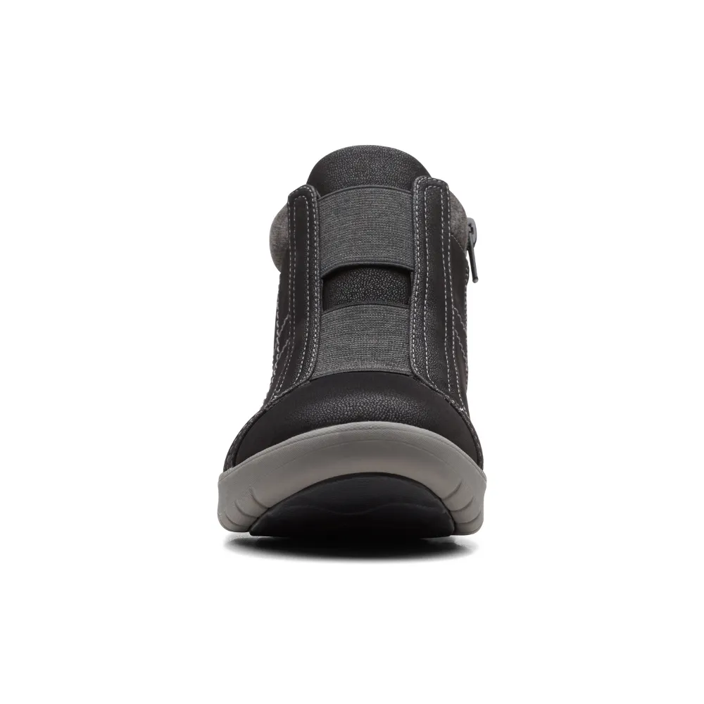 Clarks Adella Bend Black Boot (Women's)