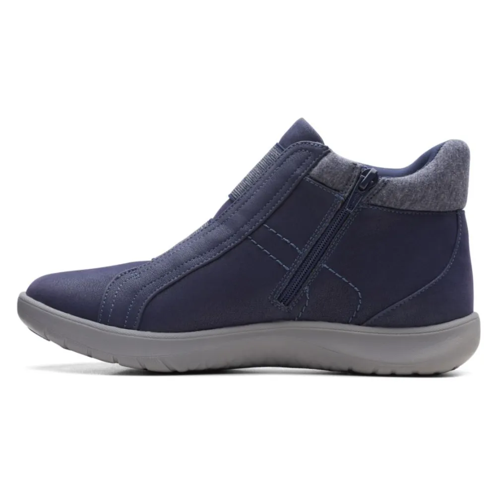 Clarks Adella Bend Dark Navy Boot (Women's)