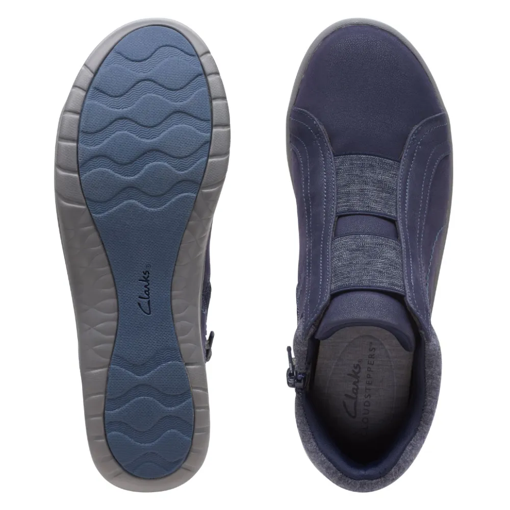 Clarks Adella Bend Dark Navy Boot (Women's)