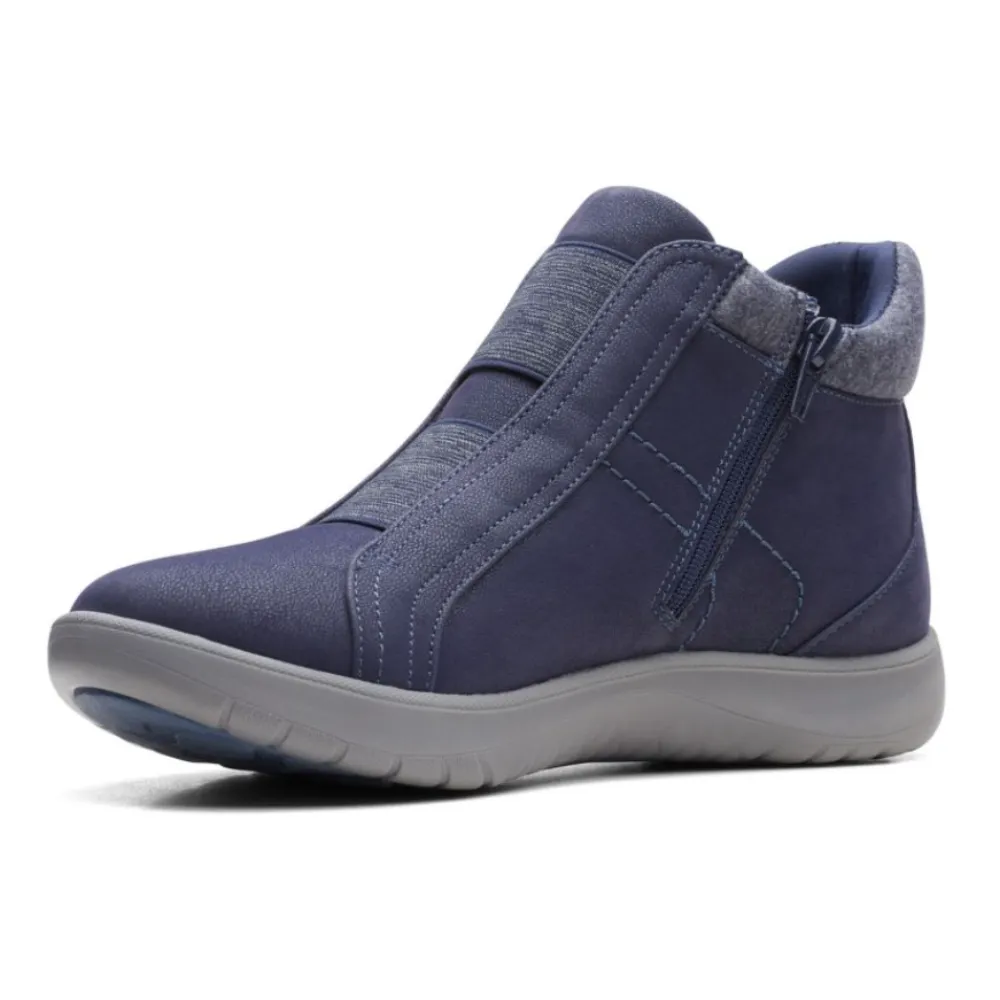 Clarks Adella Bend Dark Navy Boot (Women's)