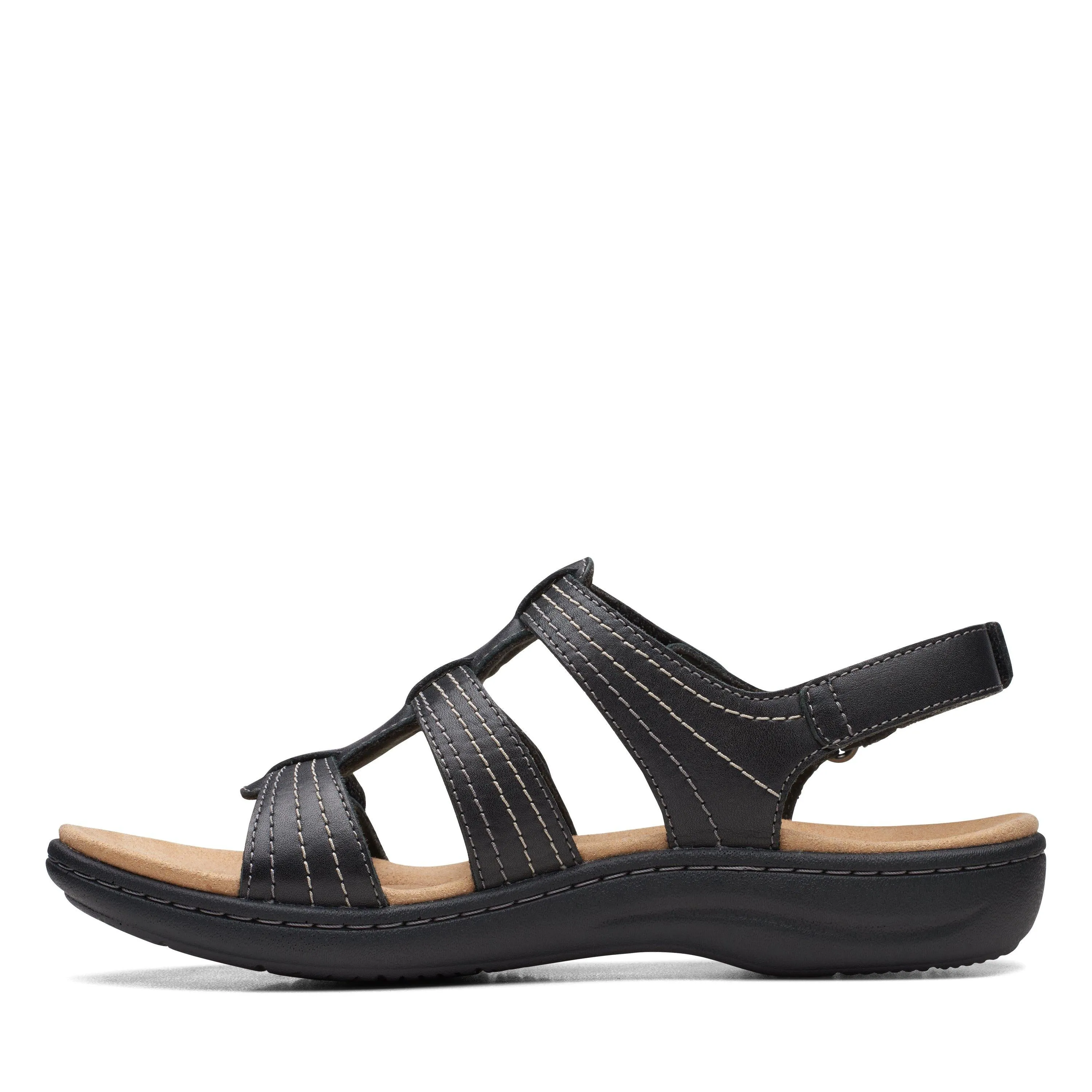 Clarks Laurieann Vine in Black Leather