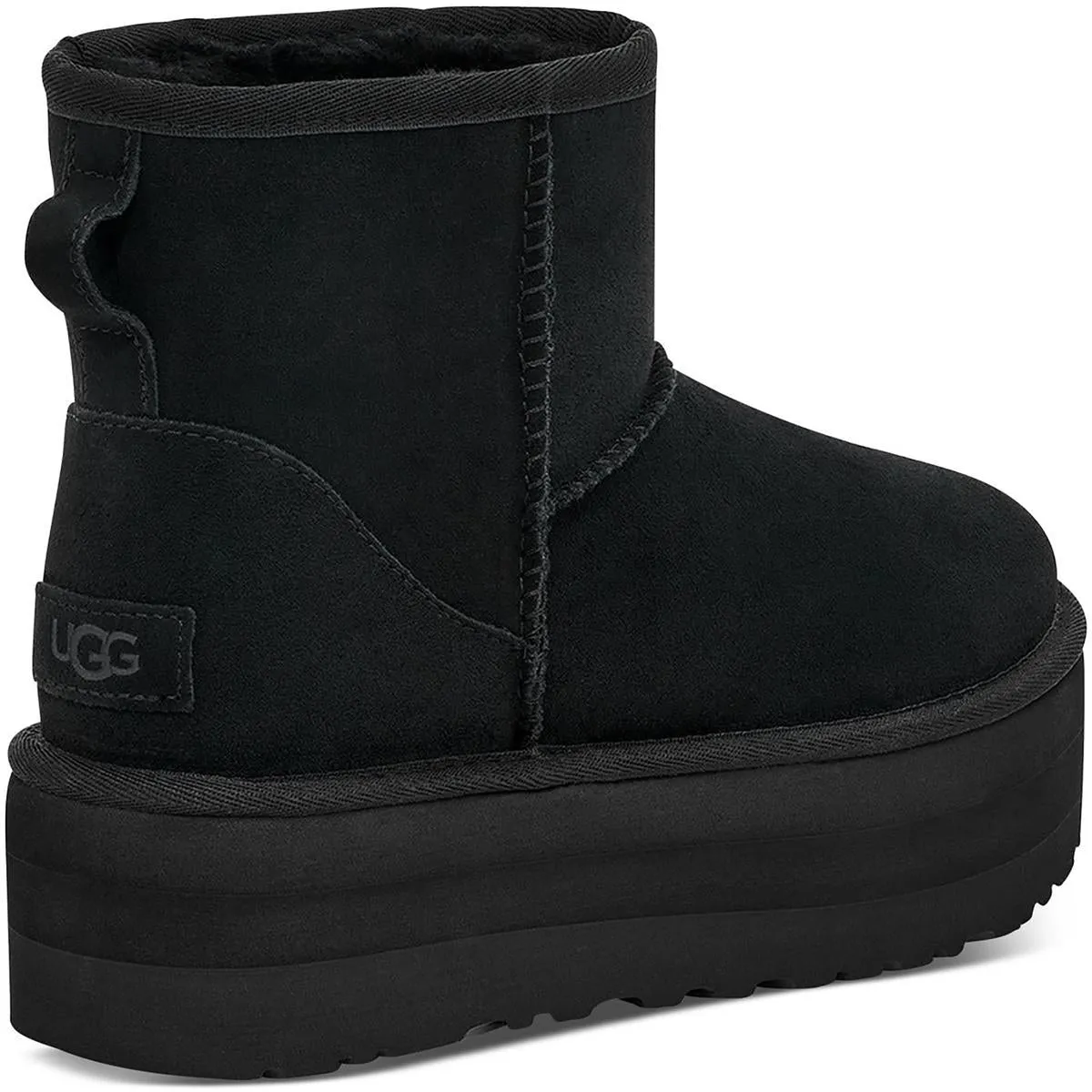 Classic Mini Platform Womens Suede Ankle Boots