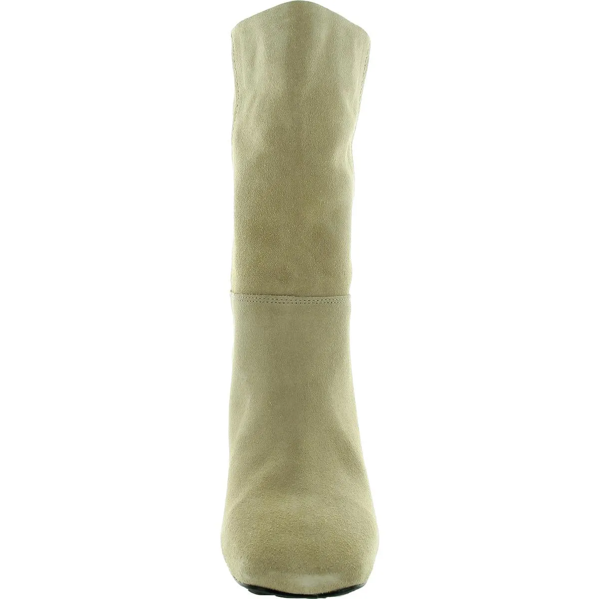 Claudette Womens Covered Heel Suede Ankle Boots