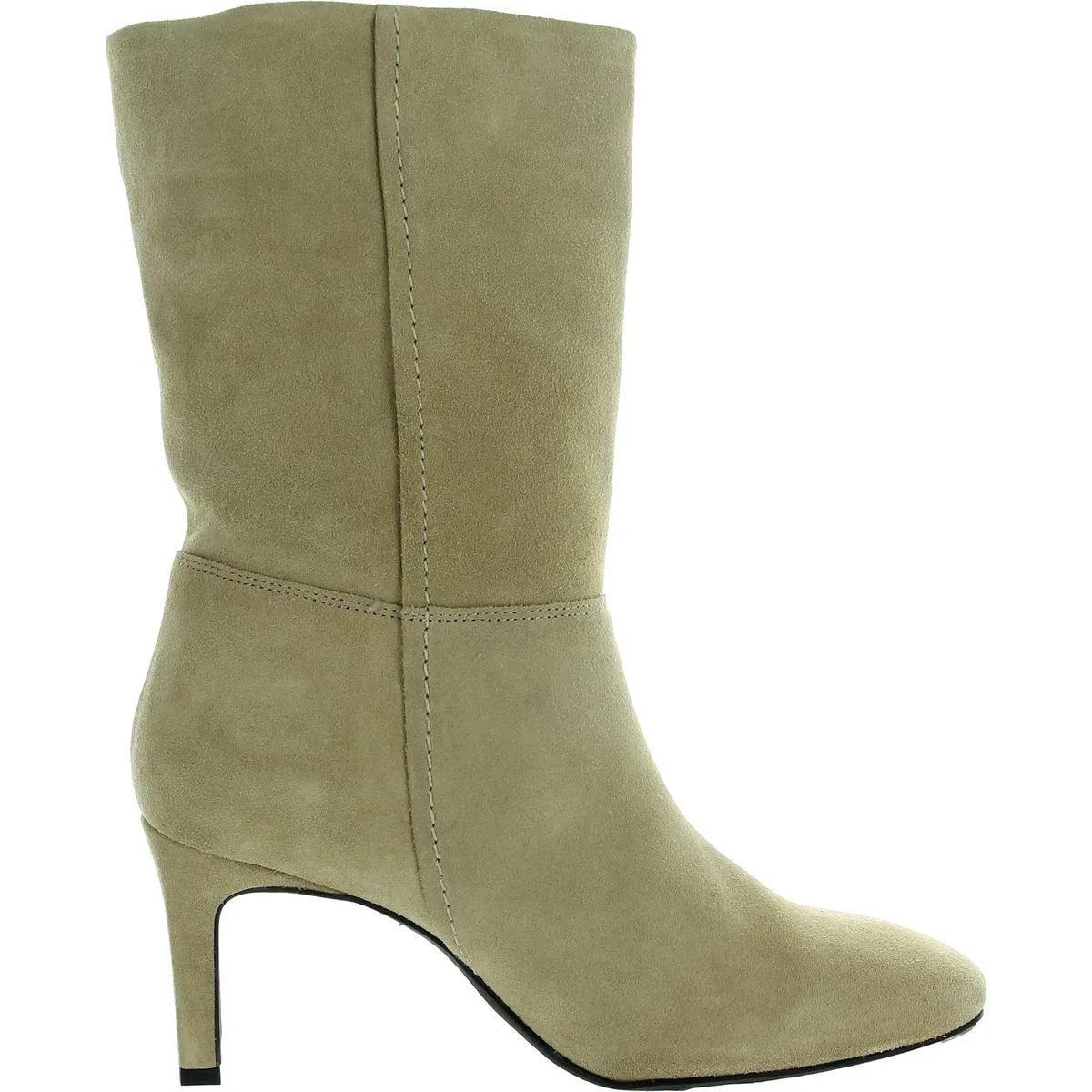 Claudette Womens Covered Heel Suede Ankle Boots