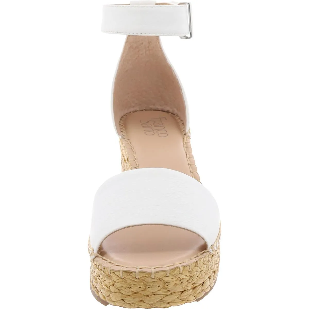 Clemens Womens Solid Leather Platform Sandals