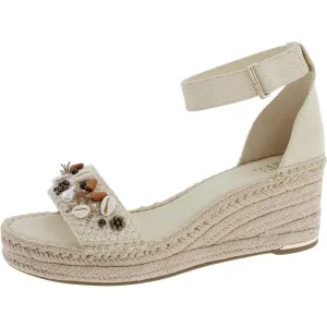 Clemens Womens Solid Leather Platform Sandals