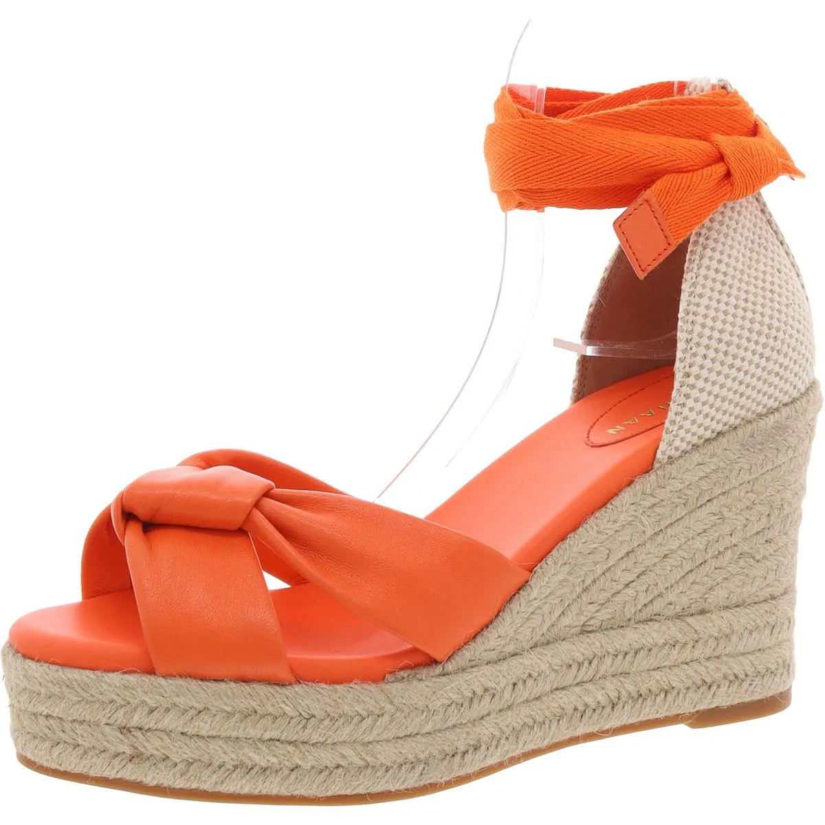 Cloudfeel Hampton Sandal Womens Woven Leather Lace-Up