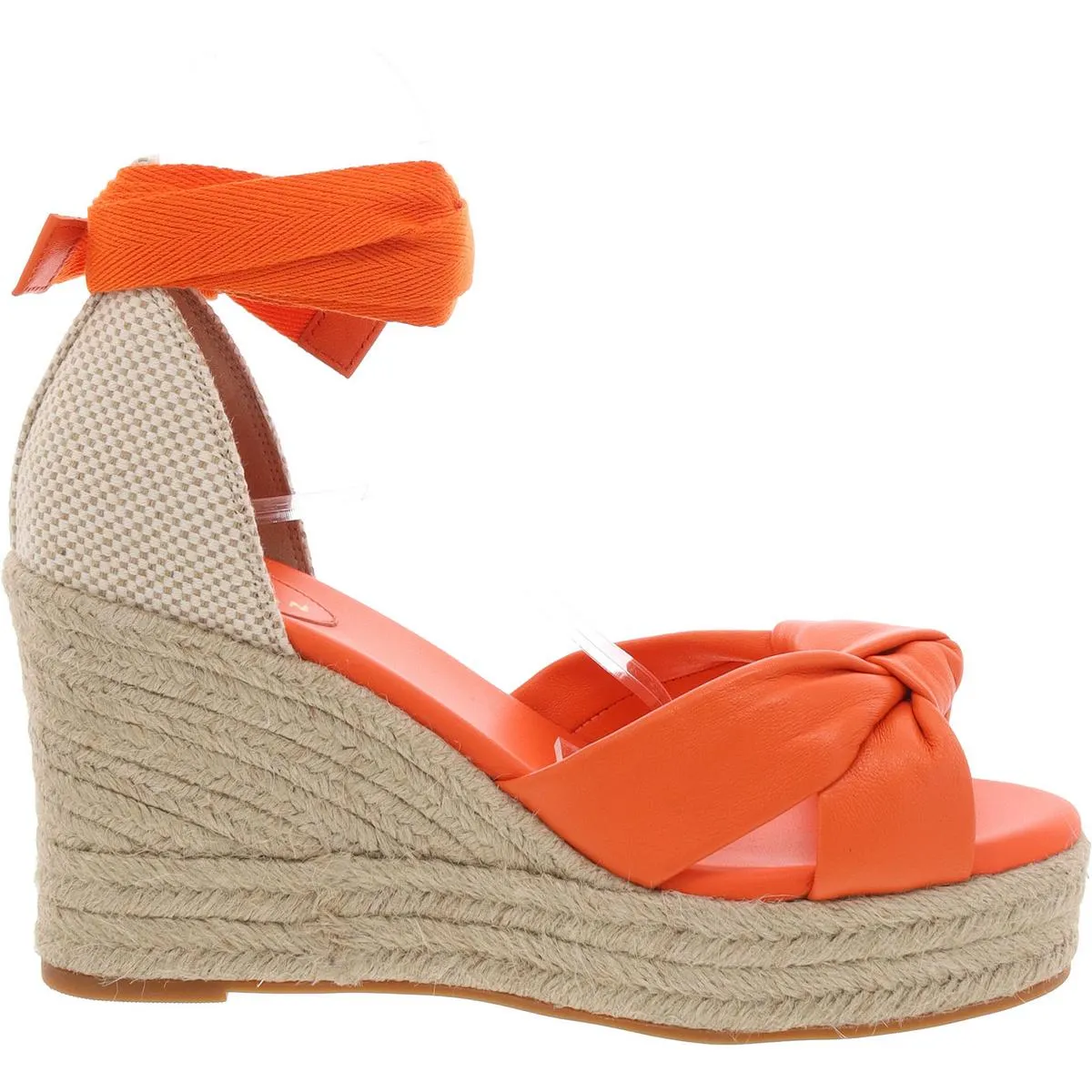 Cloudfeel Hampton Sandal Womens Woven Leather Lace-Up
