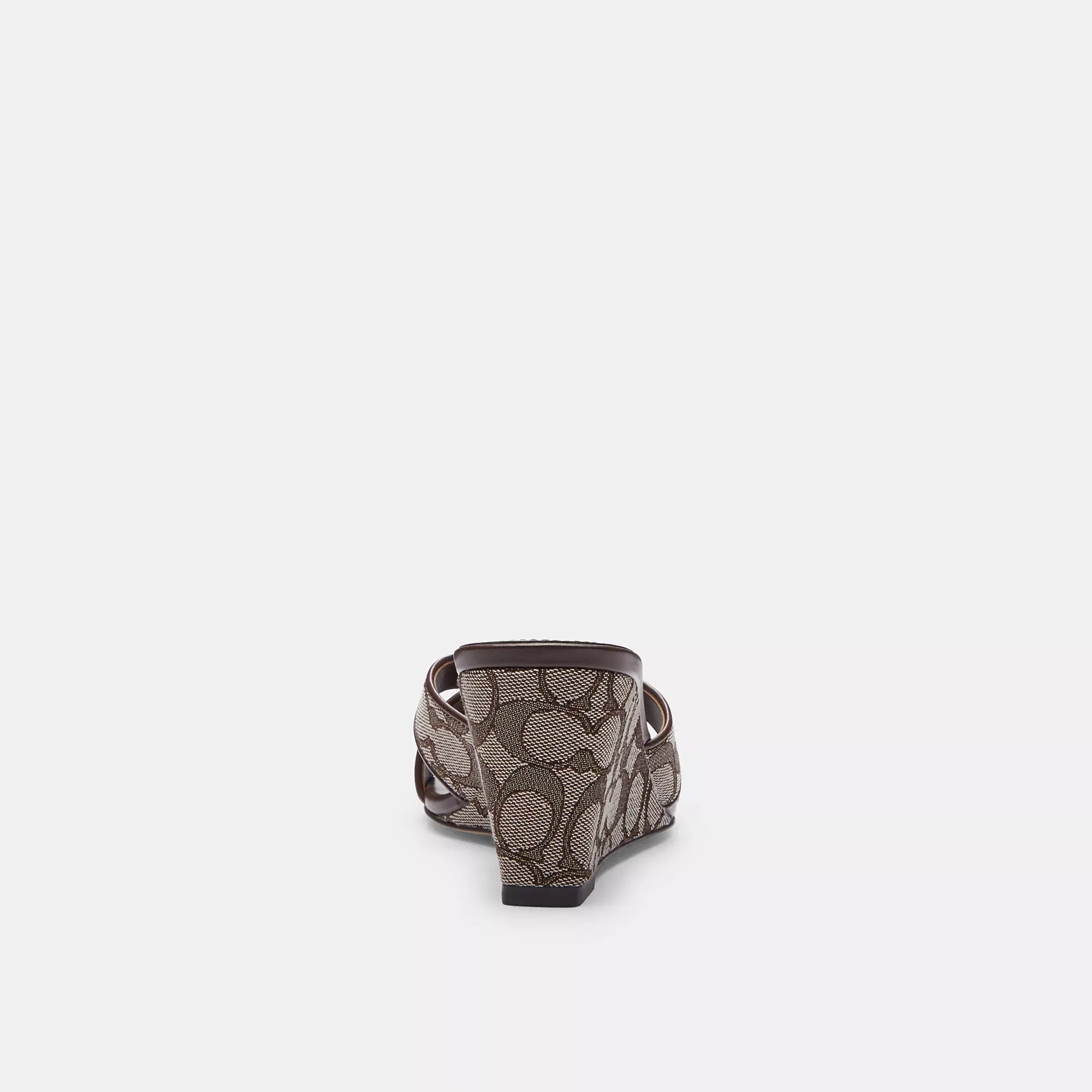 Coach Outlet Wedge Sandal In Signature Jacquard