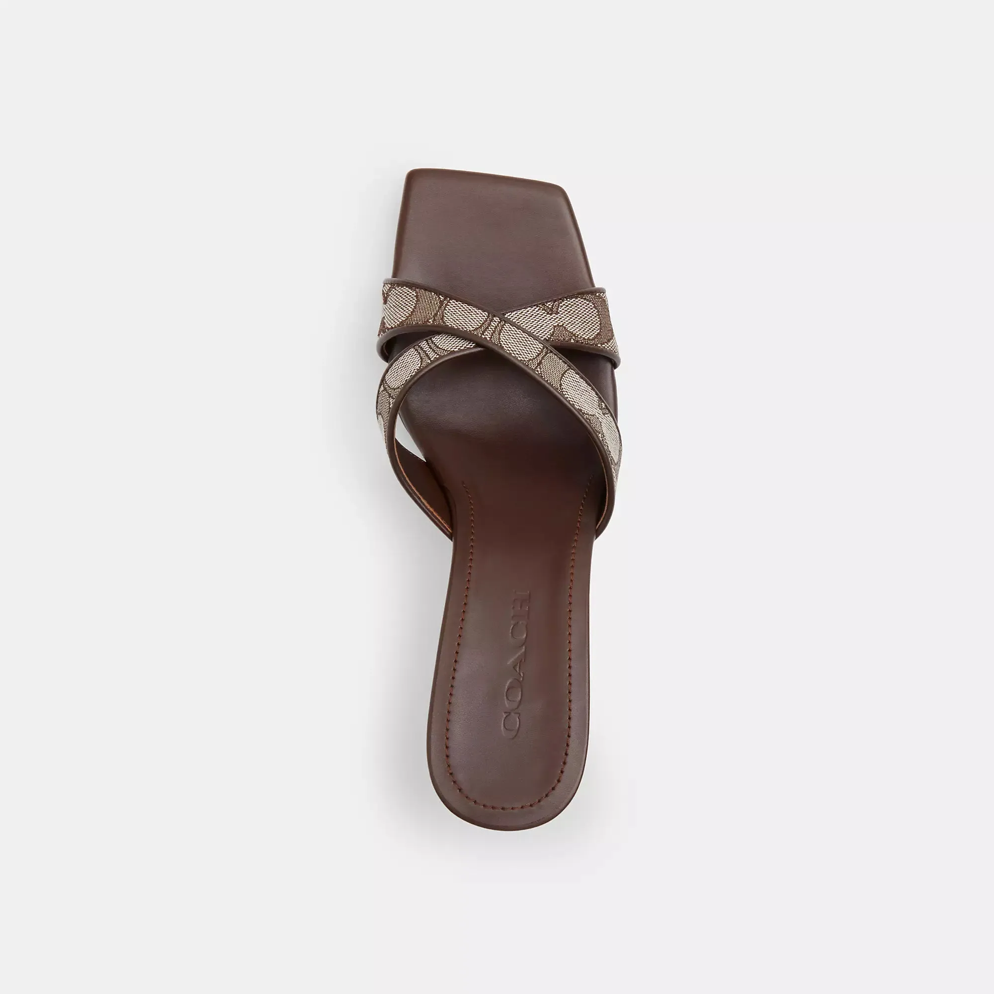 Coach Outlet Wedge Sandal In Signature Jacquard