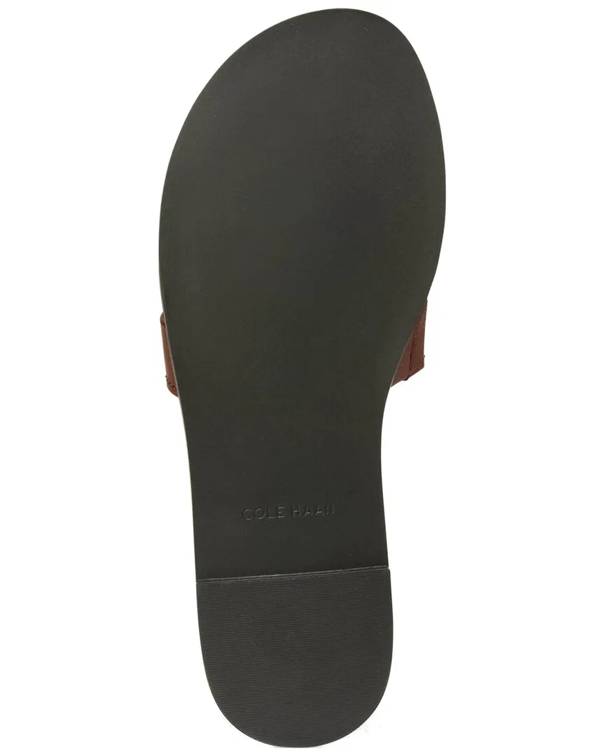 Cole Haan Flynn Slotted Leather Slide Sandal