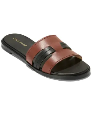 Cole Haan Flynn Slotted Leather Slide Sandal
