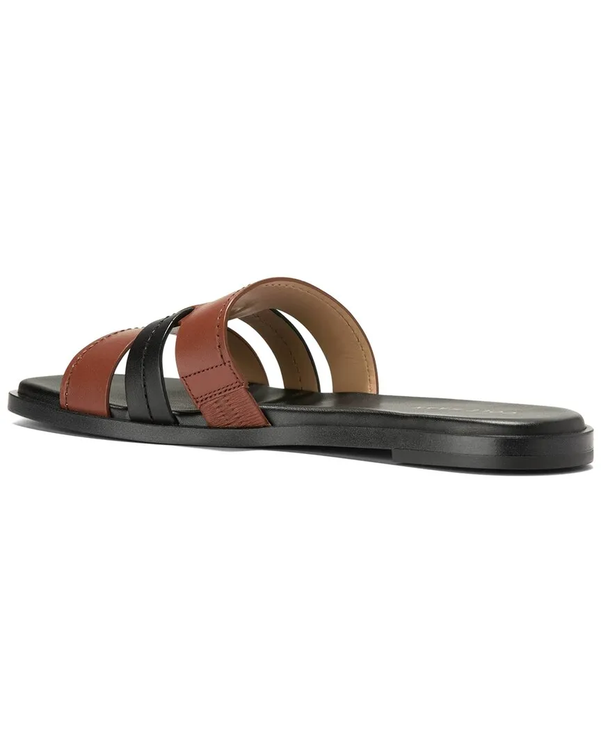 Cole Haan Flynn Slotted Leather Slide Sandal
