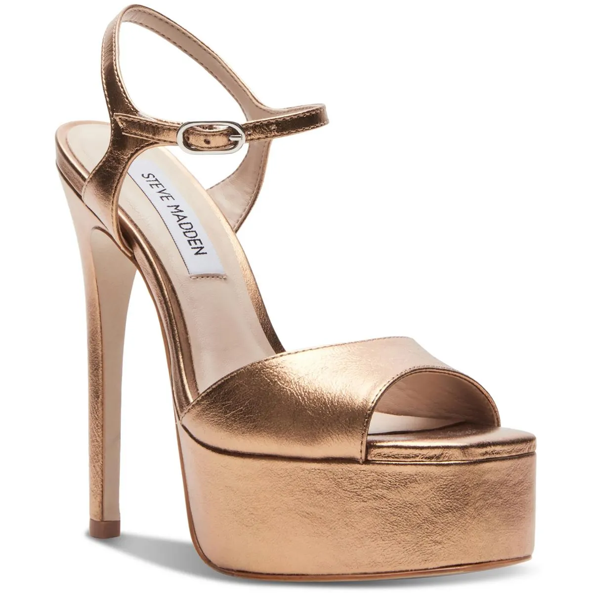 Cologne Womens Suede Peep-Toe Platform Sandals