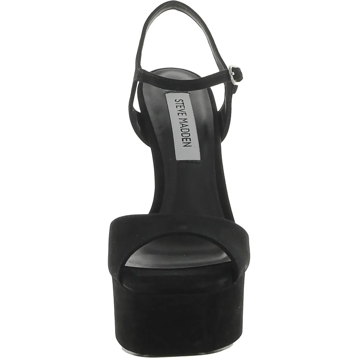 Cologne Womens Suede Peep-Toe Platform Sandals