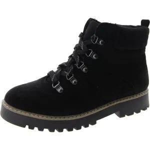 Connie Womens Lace Up Lug Sole Combat & Lace-Up Boots