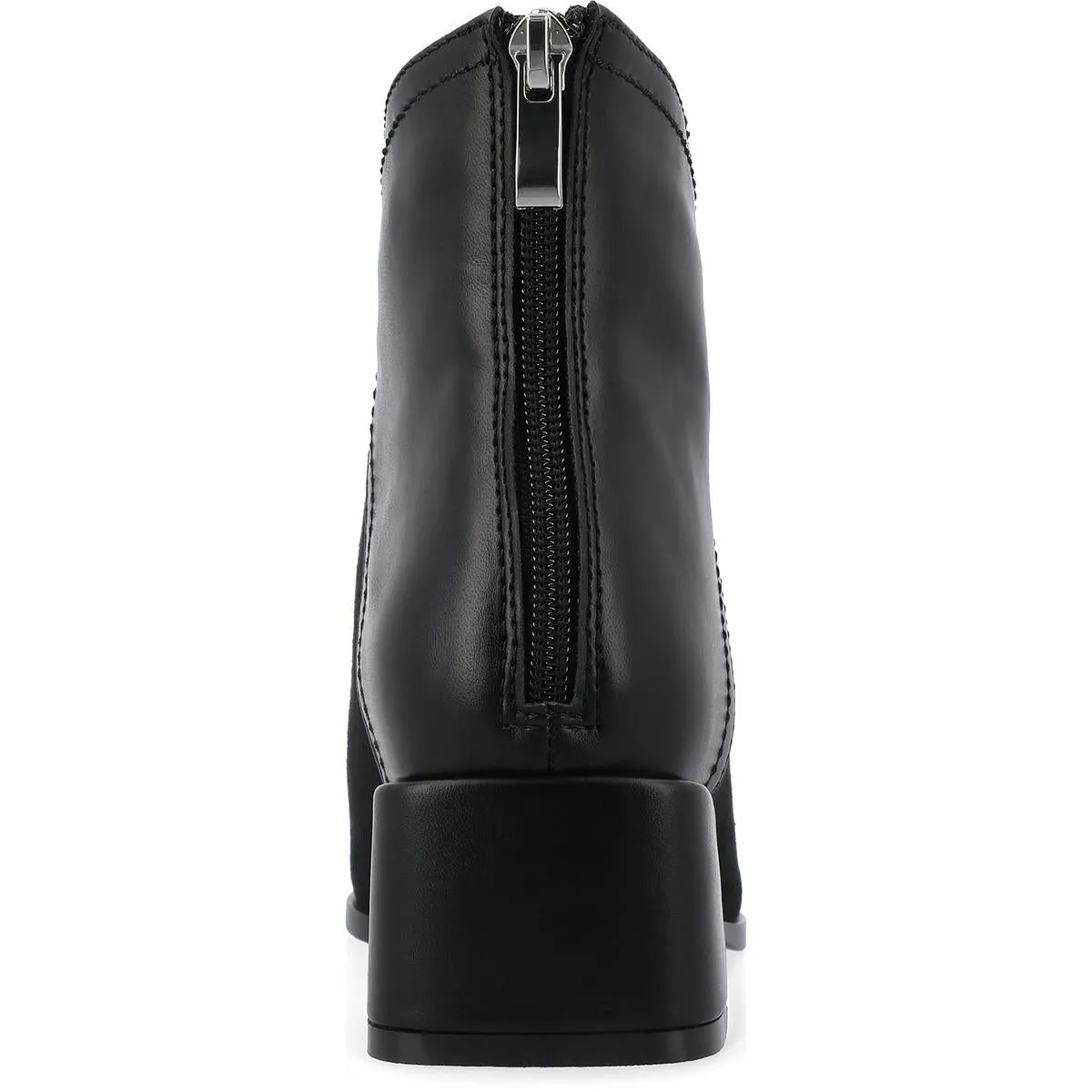 Consuello Womens Two Tone Pointed Toe Ankle Boots