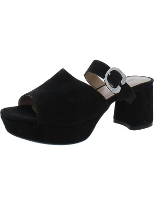 Cosmic Womens Suede Strappy Block Heel