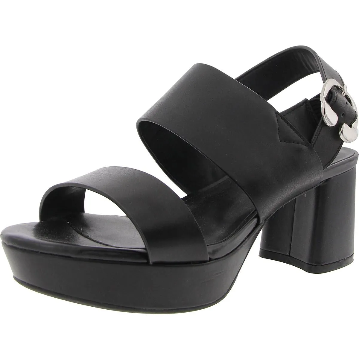 Cosmic Womens Suede Strappy Block Heel