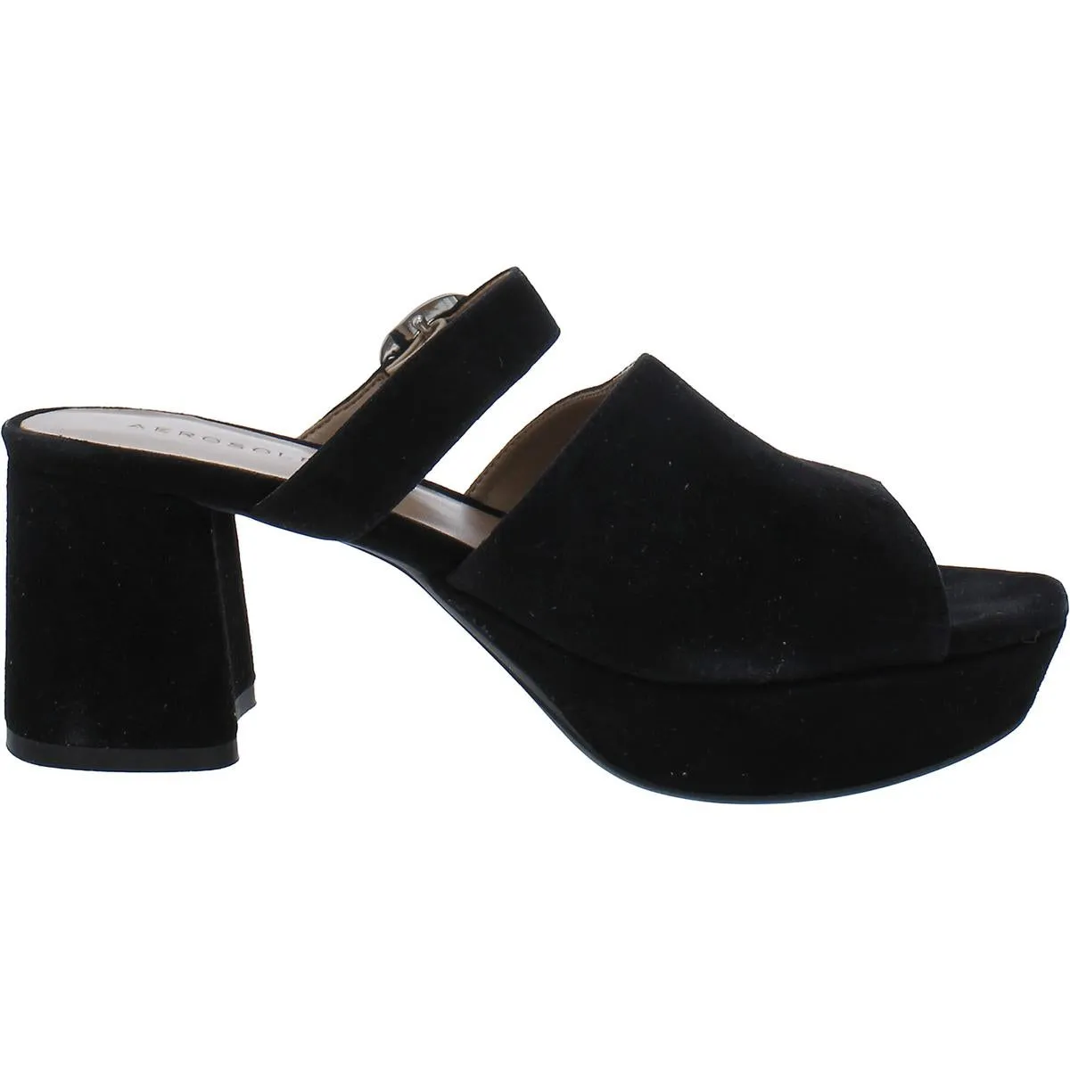 Cosmic Womens Suede Strappy Block Heel