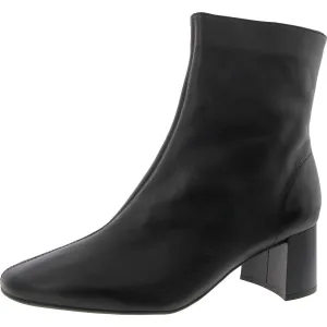 Couros Womens Solid Leather Booties