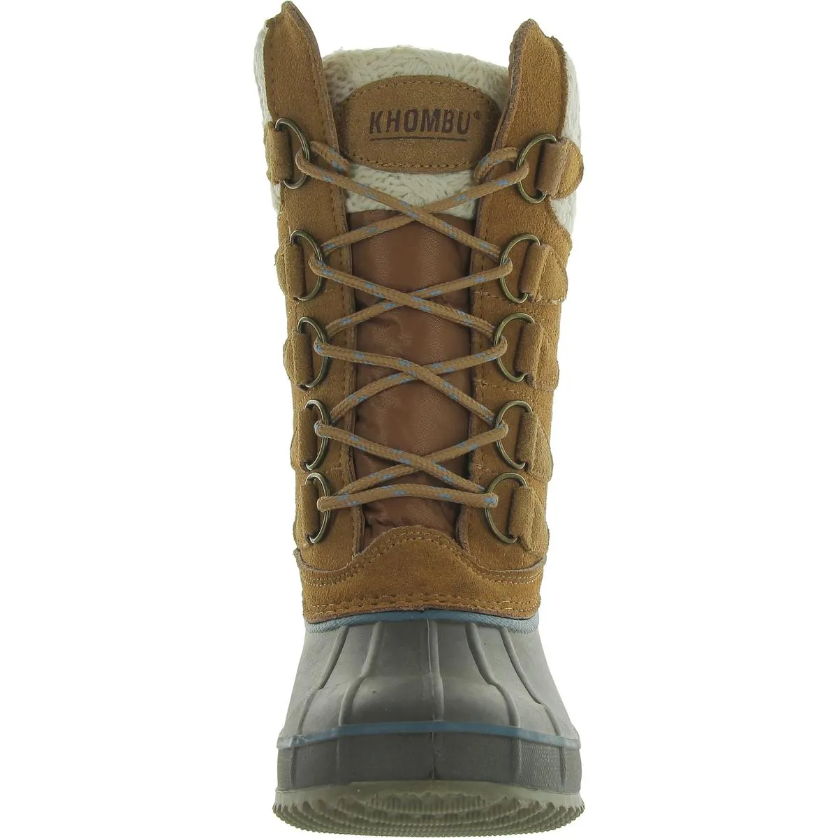 COZY Womens Leather Lugged Sole Winter & Snow Boots