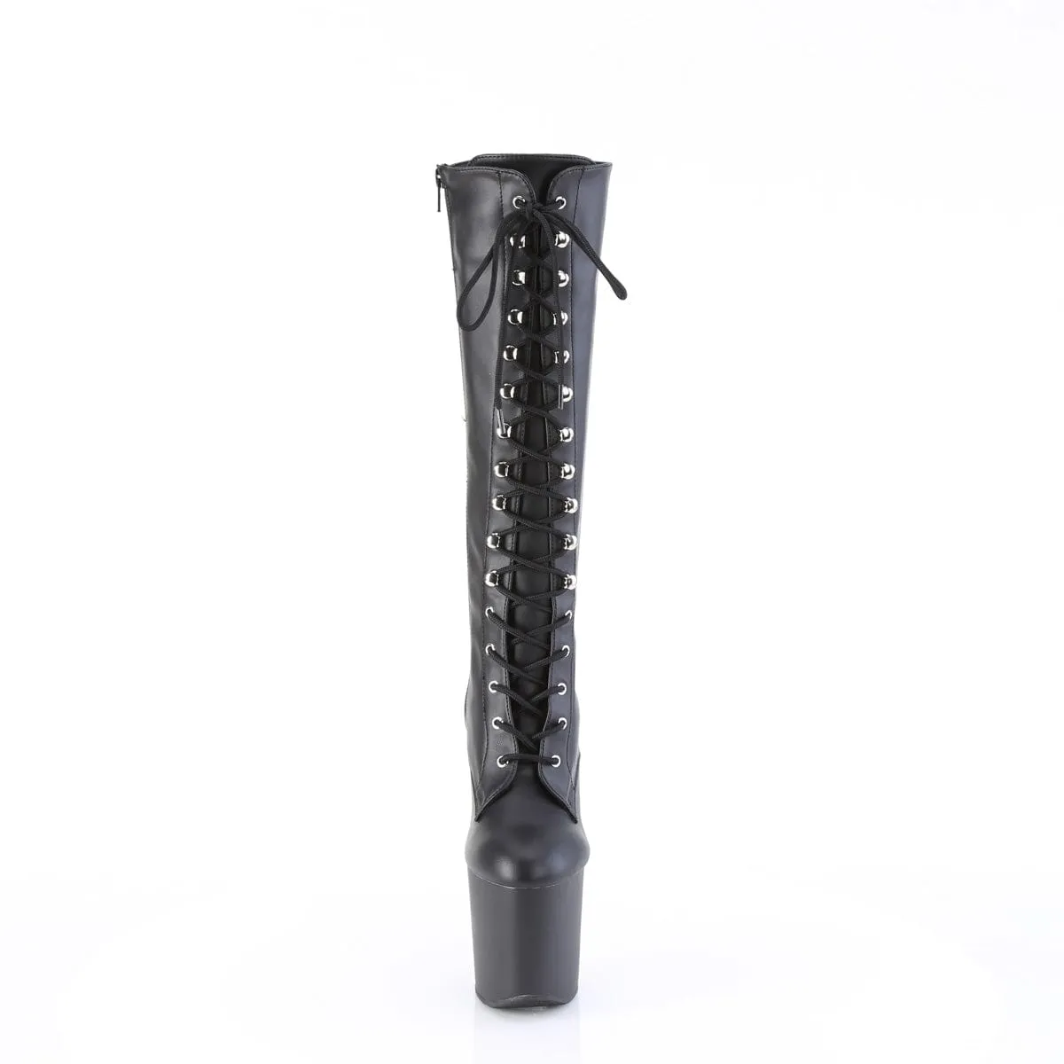 CRAZE-2023 Black Stretch Faux Leather/Black Matte