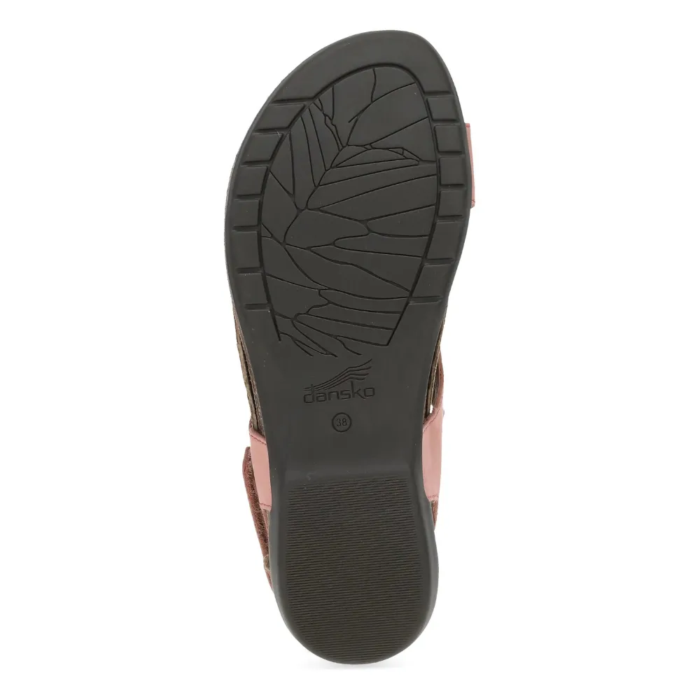 Dansko Reece Rose Nubuck Sandal (Women's)