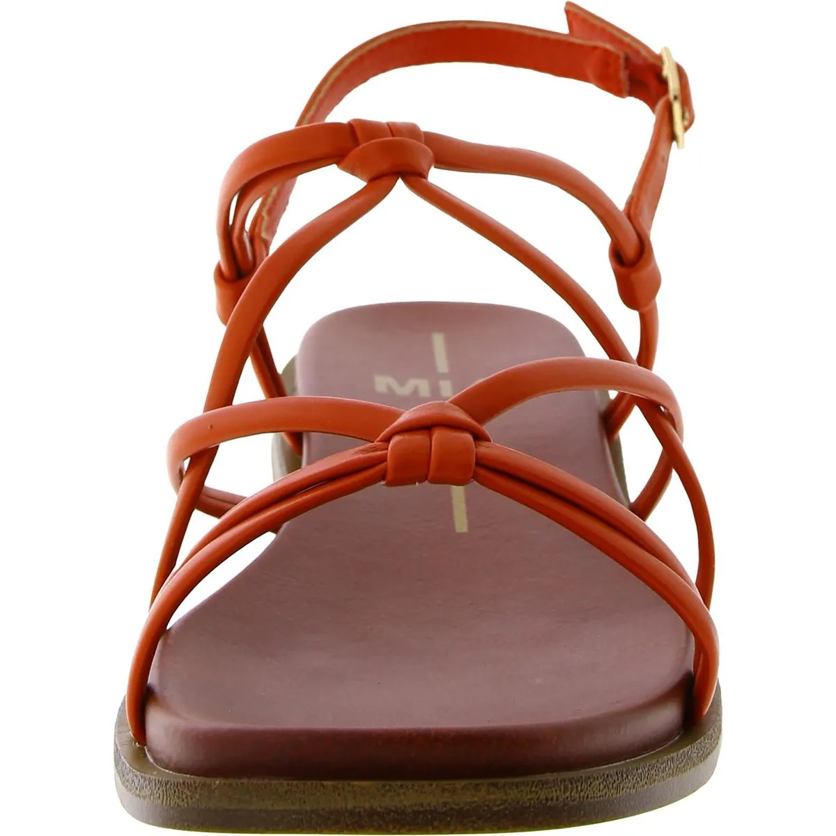DAPHINE Womens Strappy Flat Strappy Sandals