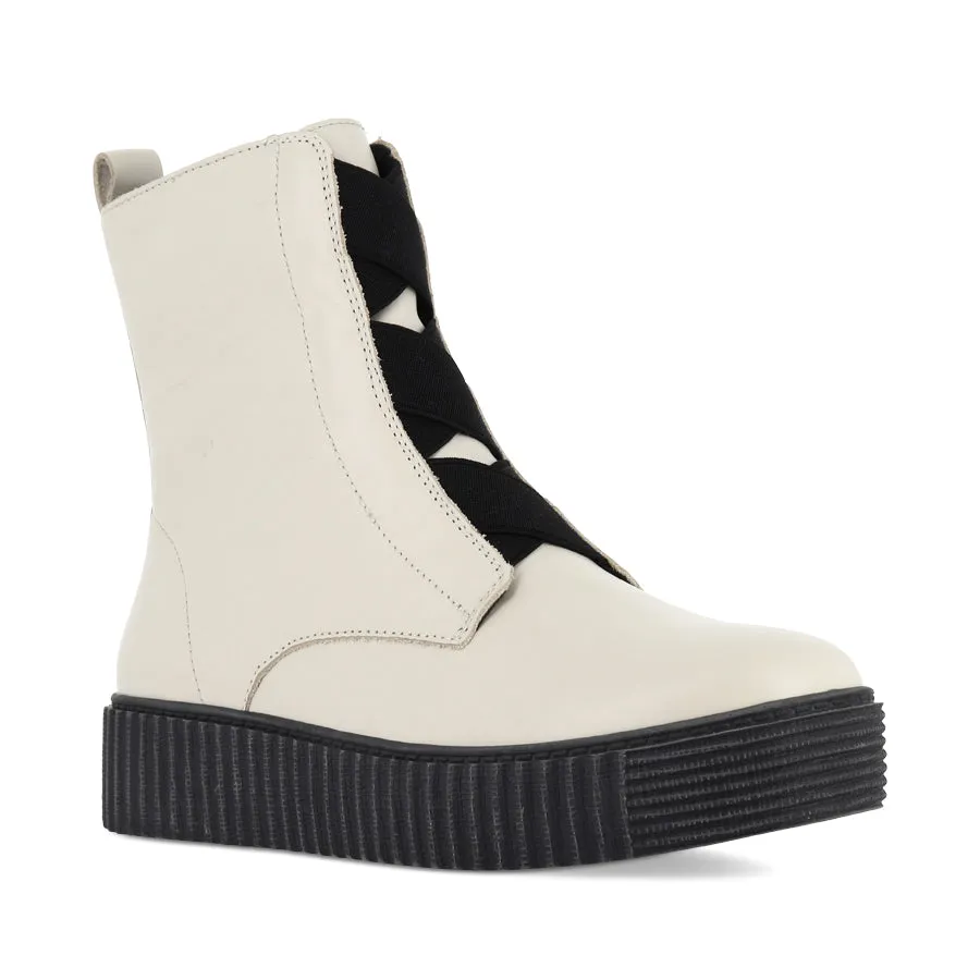 DATE - CREAM LEATHER