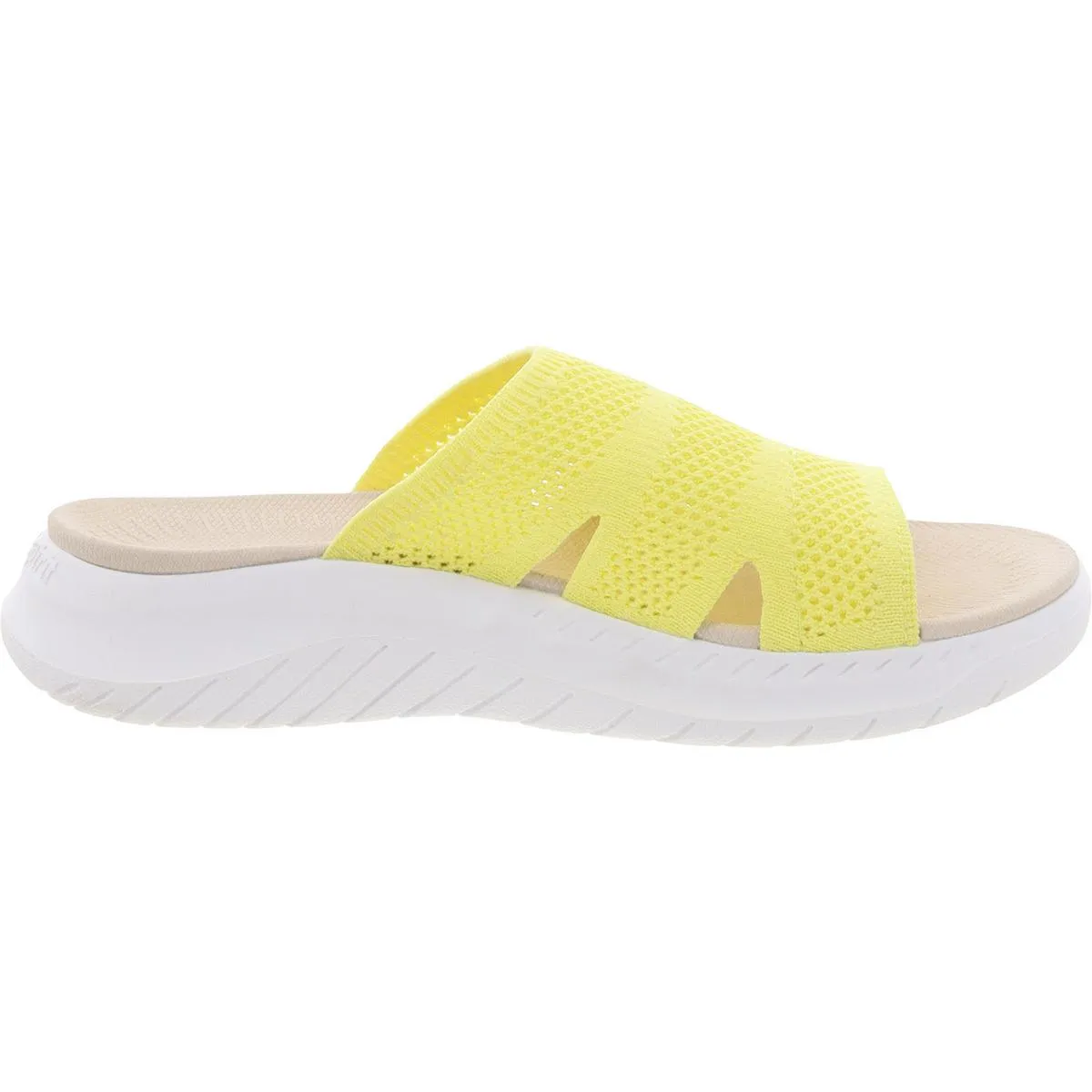 Deion Womens Slip On Open Toe Pool Slides
