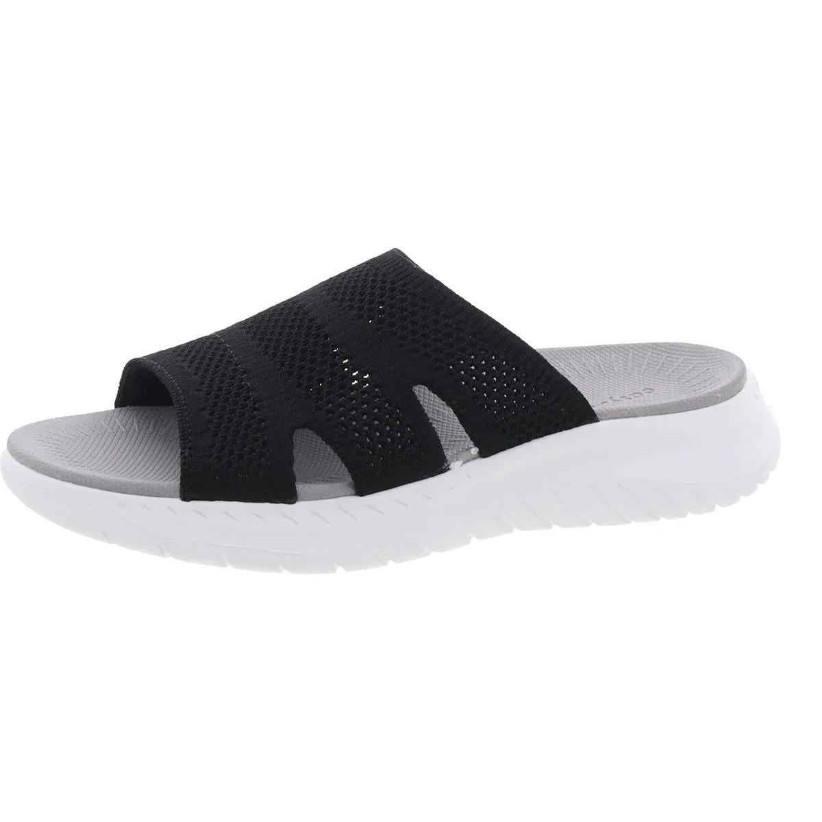 Deion Womens Slip On Open Toe Pool Slides